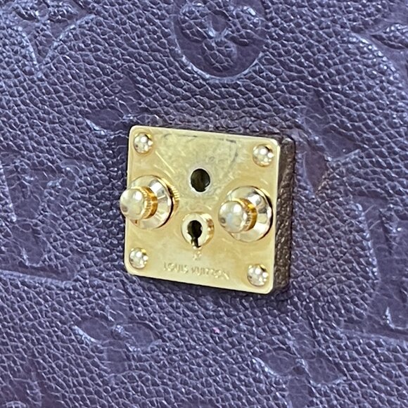 LOUIS VUITTON Metis Hobo Empreinte Leather Tote Shoulder Aubergine Purple LV Bag - Picture 4 of 16